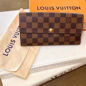 LV Sarah Wallet Damier Ebene